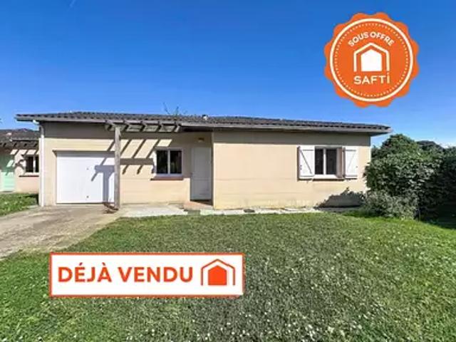 Castelnau d'Estrétefonds 31620 Achat / Vente maison 4 pièces t4 terrasse