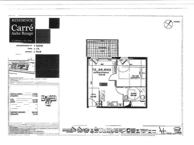 Castelnau le Lez T2 36,60m²