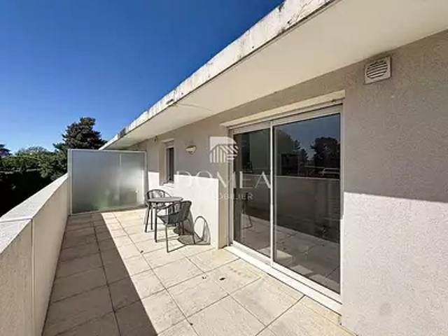 Castelnau le Lez 34170 Achat / Vente appartement 2 pièces t2 au dernier étage terrasse