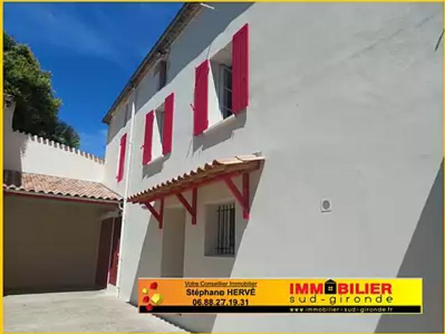 Castets et Castillon 33210 Achat / Vente maison 7 pièces t7
