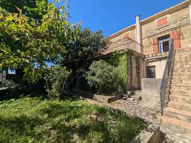 Castillon du Gard 30210 Achat / Vente maison 4 pièces t4 jardin terrasse