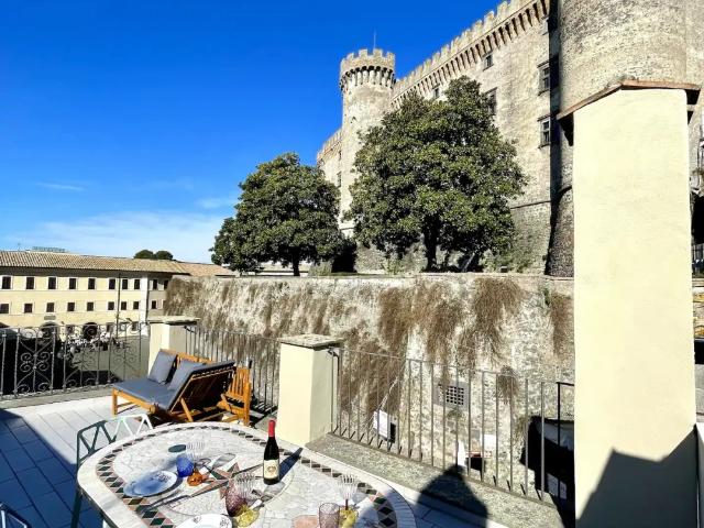 Castle View Terrace in Bracciano near Rome