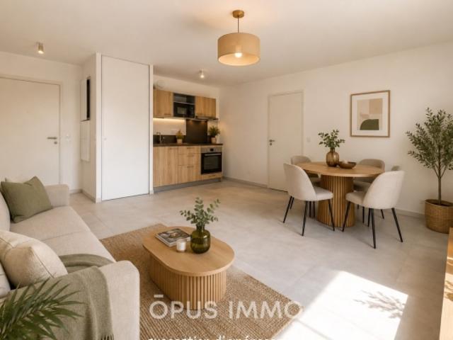CASTRIES – Studio contemporain avec terrasse et parking, au cœur d'un environnement privilégié