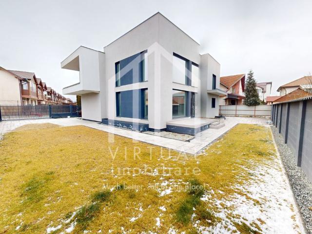 Casa moderna cu 5 camere, 252mp utili, teren 554mp, la cheie, Selimbar