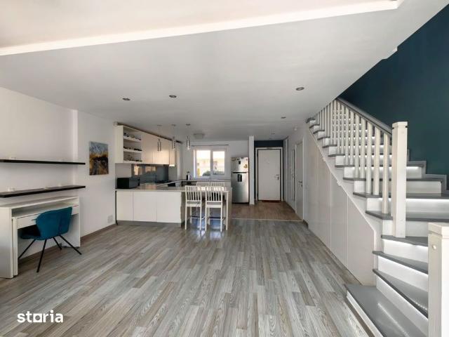 Casa moderna Voluntari Pipera 4 camere 4 bai 120mp 50mp curt