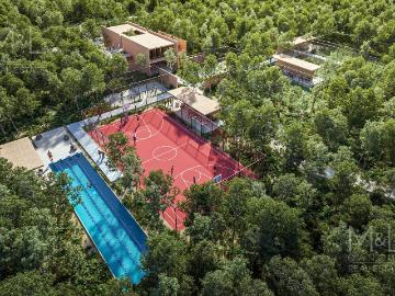 Casa Nunn en Venta en Rivera Maya, Fraccionamiento LUNARA 3 Recámaras+Estudio+Roof 224 m2, Akumal