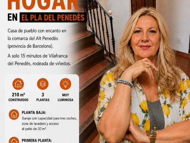 Casa adosada en Alquiler en El Pla del Penedès