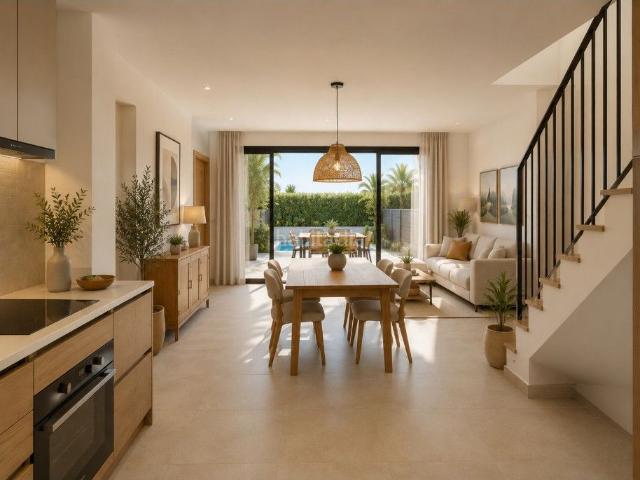 Casa adosada en venta en Águilas, El Rubial. BANANA BEACH III, VIVIENDAS DE OBRA NUEVA CON PISCINA PRIVADA. Casas adosadas.