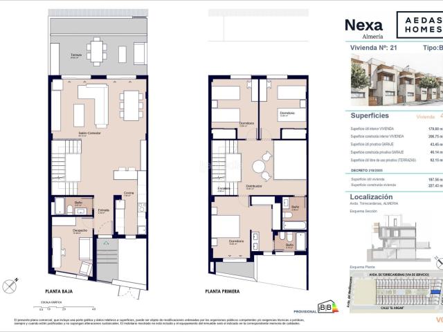 Casa adosada en venta en Almería, Los Molinos Villa Blanca. Casas adosadas.
