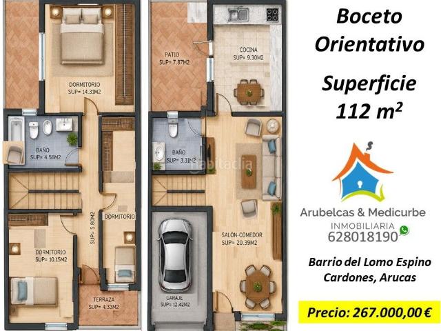 Casa adosada en venta en Arucas, Cardones. ? ? ? ?, ?´?. Casas adosadas.