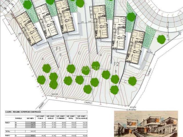 Casa adosada en venta en Brión. Obra nueva sobre plano, en el mejor momento para comprar. Casas adosadas.