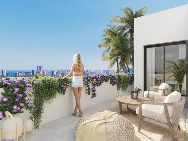 Casa adosada en venta en Finestrat, Golf Bahía. Casas adosadas.