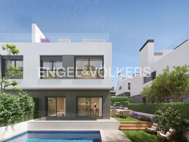 Casa adosada en venta en Rozas de Madrid Las, El Caño Maracaibo. Chalet Adosado Zona Auditorio Obra Nueva. Casas adosadas Rozas de Madrid.