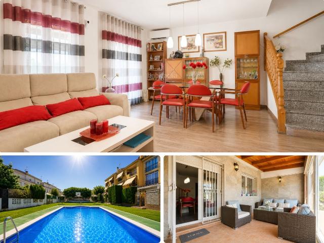 Casa adosada en venta en Reus, Ponent. Casa adosada con piscina, pistas deportivas y terrazas en Sol i Vista Reus. Casas adosadas.