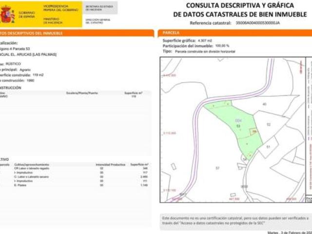 Casa adosada Venta Arucas, Tres Barrios Trasmontaña