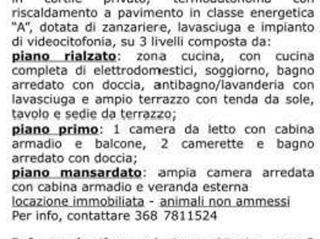 casa arredata con terrazzo San Giovanni Rotondo