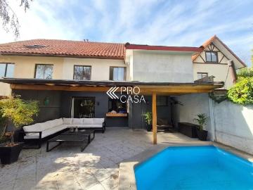 Casa arriendo 4 dorm. san carlos de apoquindo las condes