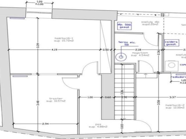 Casa céntrica para entrar a vivir