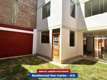 CASA CERCA A PARQUE RESIDENCIAL SAN CARLOS ICA