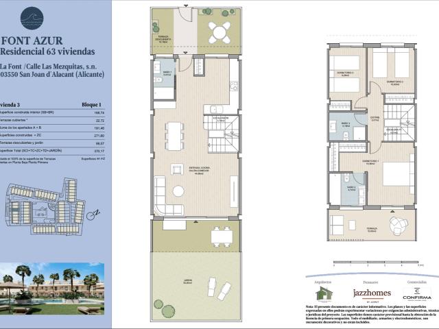 Casa / Chalet adosado en venta en Residencial Font Azur 370m² Alicante
