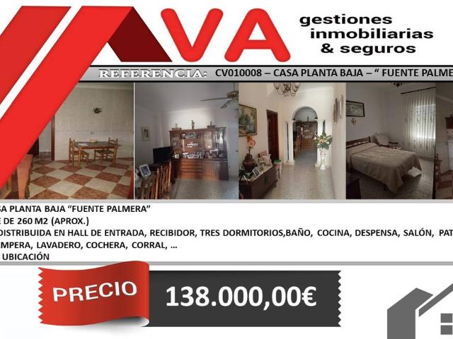 Casa chalet en Venta en Fuente Palmera