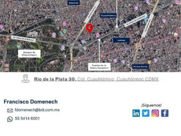 Casa con valor arquitectónico en venta en Río de la Plata, Col. Cuauhtémoc