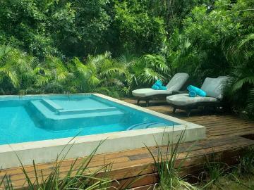 casa con alberca privada, 3 recámaras en playacar