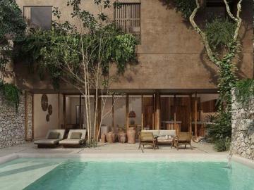 Casa con Alberca privada y jardín, Pre construcción, Región 8, Tulum