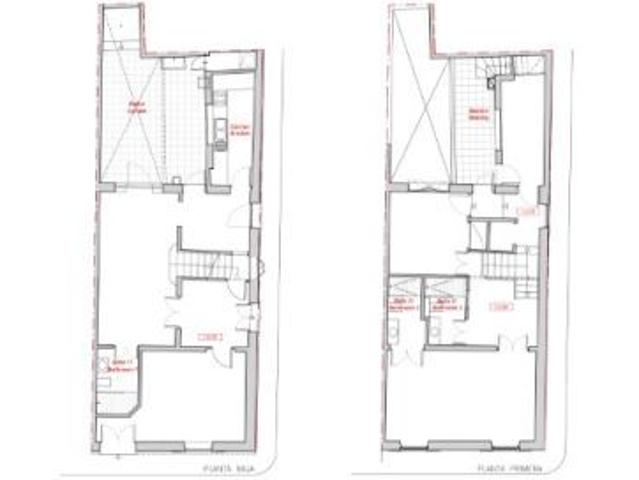 Casa con patio reformada en Mahón