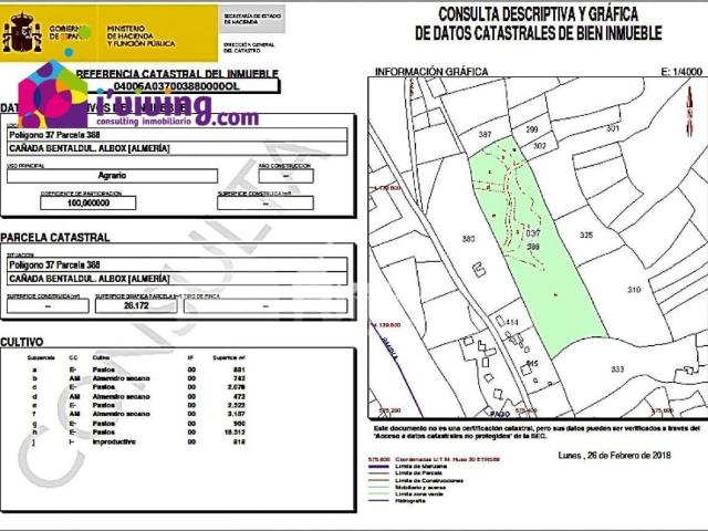 Casa de campo Masía en Venta en Albox Almería