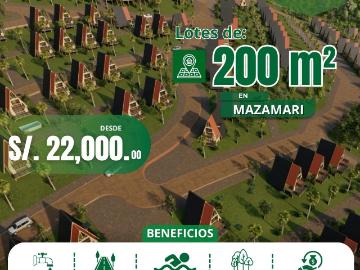 Casa de Campo en venta en Mazamari a S/32,000