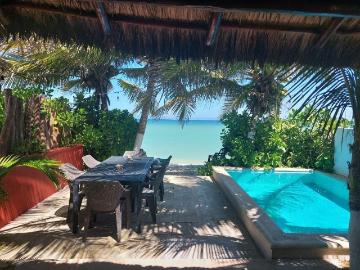 Casa de playa frente al mar