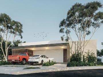 Casa de una planta amplio terreno y en privada