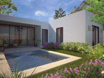 Casa de 1 planta en privada residencial en Conkal, norte de Mérida
