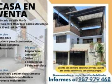 CASA DE 3 PISOS EN VENTA