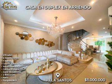 Casa En Arriendo En Barranquilla En Villa Santos A374556