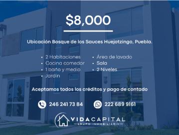 Casa en fraccionamiento en renta Huejotzingo, Puebla