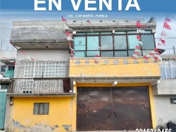 CASA EN LIQUIDACION EN COL. 2 DE MARZO, PUEBLA, PRECIO NEGOCIABLE, 301 M2 DE CONSTRUCCION