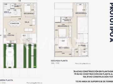 Casa en PREVENTA Fraccionamiento Santos California modelo Aura al exterior