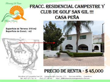 Casa en renta Calle Paseo Del Abanico 124 130, San Gil, San Juan Del Río, Querétaro, 76815, Mex