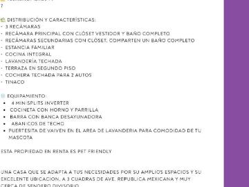 CASA EN RENTA Cerradas de An?huac Premier, Escobedo, N.L