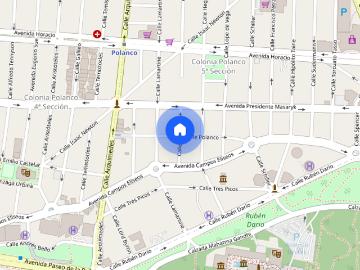 Casa en renta disponible en LOPE DE VEGA, Colonia Polanco V Sección, C.P. 11560