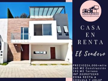 Casa en renta en El Sendero Residencial, San Pedro Cholula, Puebla