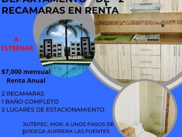 Casa en renta en Las Fincas, Jiutepec, Morelos