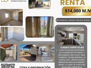 CASA EN RENTA EN VERONA RESIDENCIAL