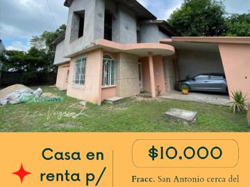 Casa en renta Ent Nva Esperanza huapacal 1ra Secc, Fraccionamiento San Antonio, Cunduacán, Tabasco, 86690, Mex