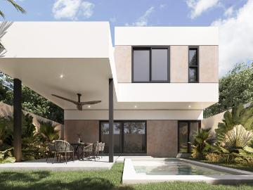 CASA EN VENTA A 40 MINUTOS DE MERIDA, EN BACA, PRIVADA MODELO A, DICIEMBRE 2026