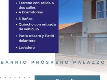 Casa en Venta o Permuta por Propiedad en Neuquén B. Próspero Palazzo