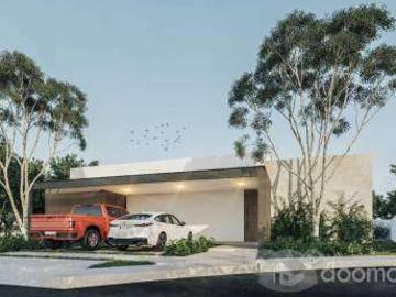 CASA EN VENTA DE UNA PLANTA EN PRIVADA MERIDA YUCATAN YAXLUM CON AMENIDADES 3 dormitorios 200 m2