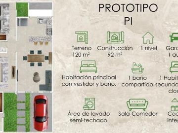 Casa en venta de una sola planta en Boca del Río